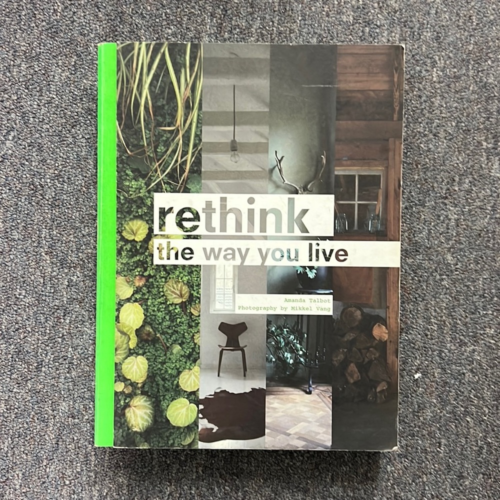 Rethink The Way You Live Book